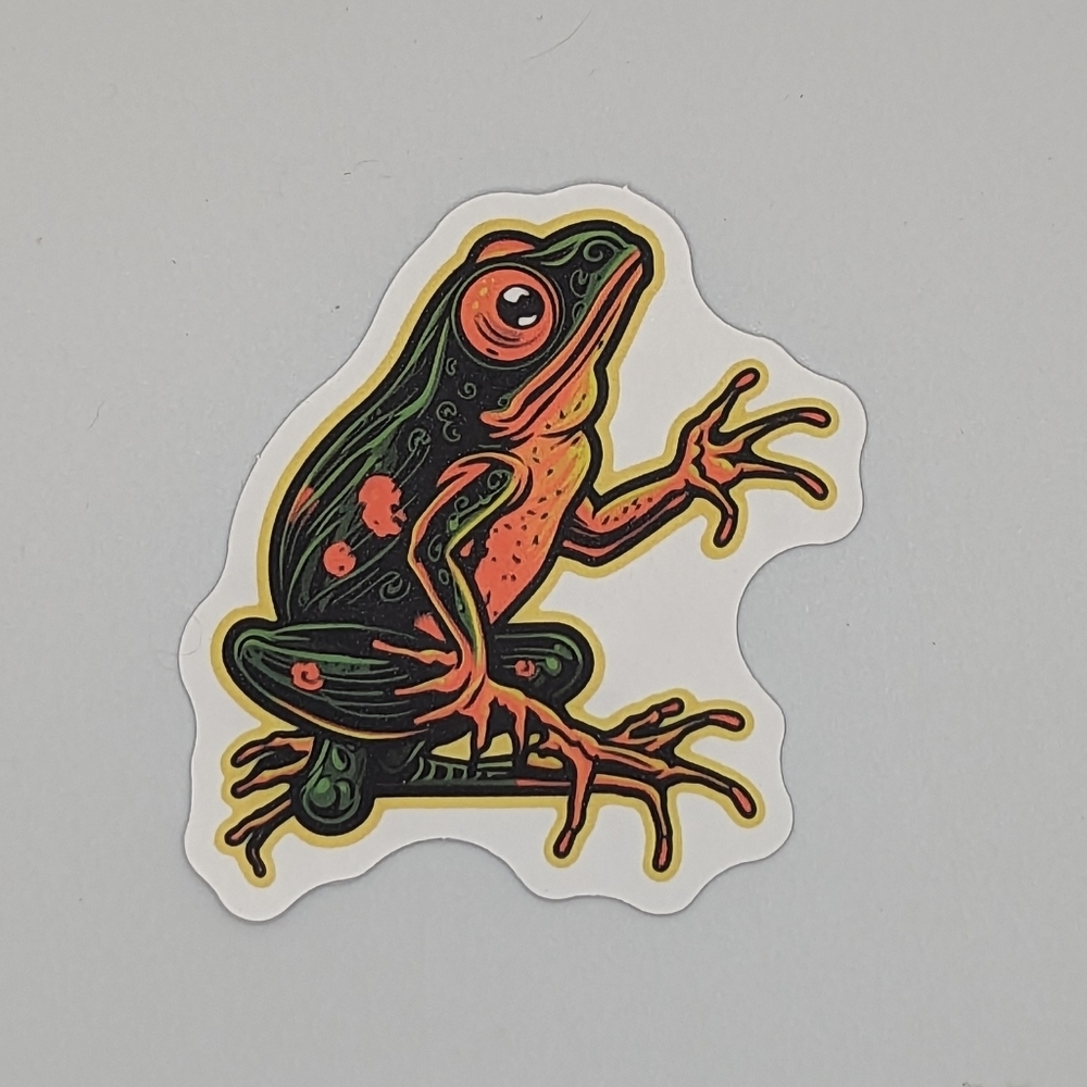 Frog Sticker - Picture 1 of 2